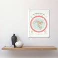 thumbnail image 2 of Gleason 1892 New Standard Map of the World Time Calculator Flat Earth Vintage Poster Art Print Framed Poster Wall Decor 12x16 inch, 2 of 5