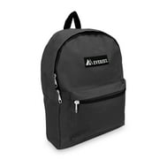 Everest 15" Basic Backpack, CHARCOAL All Ages, Unisex 1045K-CCA, Carrier and Shoulder Book Bag for School, Work, Sports, and Travel