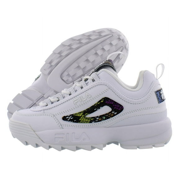 Fila Disruptor Ii Snake Womens Shoes Size 7.5, Color: White/Black
