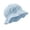 Blue, variant on Ticikt Baby Cotton Sun Hat, Soft Crinkled Muslin Fisherman Cap with Wide Brim,Blue