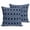 Blue, variant on Throw Pillow Covers 18x18 Inch Set of 2 Retro Moroccan Design Decorative Pillows Cushion Case Soft Square Pillowcases Yellow Geometric Pattern Throw Pillows for Couch Sofa Bed Chair Home Decor