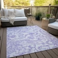thumbnail image 6 of Addison Rugs Chantille Indoor/Outdoor Transitional Paisley Lavender Washable Rectangle Rug, 9' x 12', 6 of 6