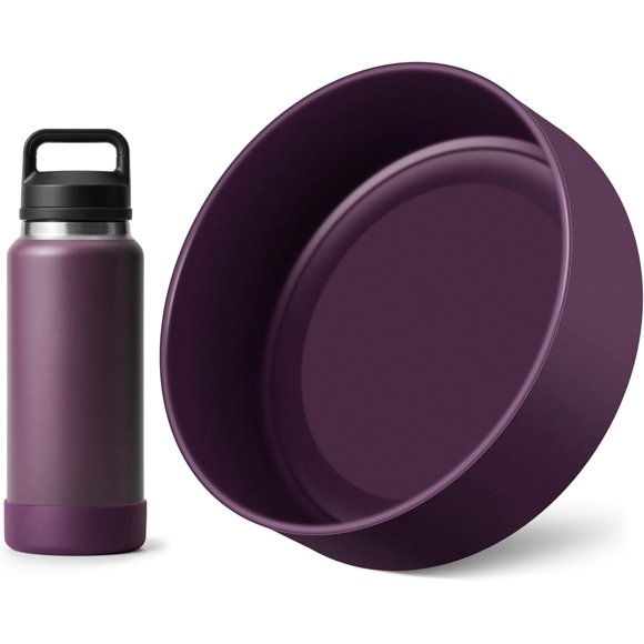 shiyou-Silicone Boot for YETI Rambler 36 oz Water Bottle, Anti-Slip Sleeve Bottom Protector for Yeti 36OZ Bottle, Bottom Sleeve Cover, BPA Free (Nordic Purple)