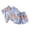 Sky Blue, variant on boys easter outfit Boys' Hawaian Print Shirt & Shorts Set Summer Beach Outfit 2 Piece
