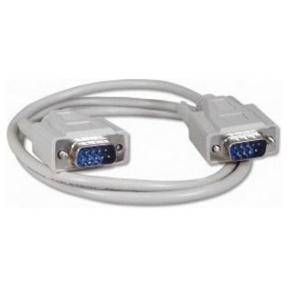 your cable store 3 foot db9 9 pin serial port cable male / male rs232