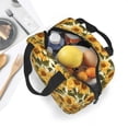 thumbnail image 5 of KLL Romantic Elegant Sunflower Print Insulated Lunch Bag Women, Reusable Cute Tote Lunch Box for Adult & Men, Leakproof Cooler Lunch Bags for Work Office Travel Picnic, 5 of 5