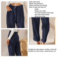 thumbnail image 4 of Long Pants,Loose Straight Pants Pure Straight Leg Pants Zipper Straight Pants Seamless Integration, 4 of 5