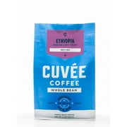 Cuvée Coffee, Ethiopia Single Origin Medium Light Roast, Whole Bean Coffee, 12 oz bag