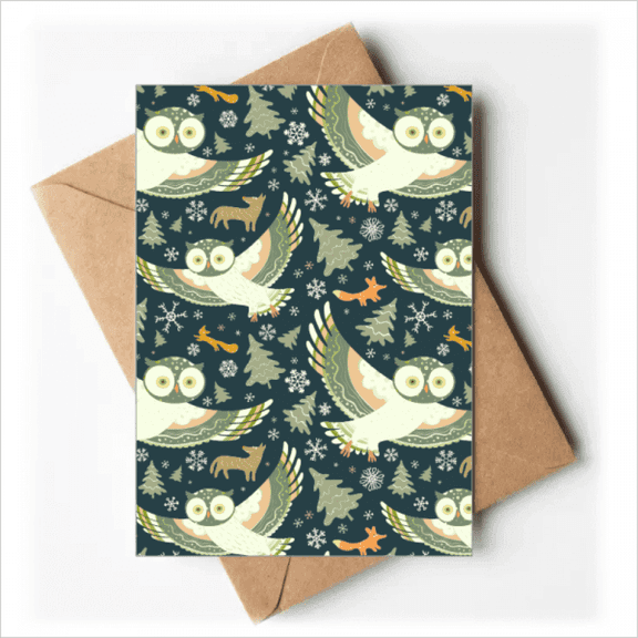 Lovely Birds Owls Dark Floral Patterns Greeting Cards You are Invited Invitations