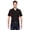 Black/ English Red, variant on Mens 4.25 oz. Industrial Colorblock Shirt