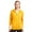 Mustard, variant on Women's Athletic Zip Up Hoodie Light Weight Exercise Jacket Sweater