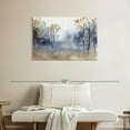 thumbnail image 2 of Elephant Stock Speckled Blue Forest I Wall Art - Horizontal Canvas Wall Art - Living Room Wall Decor - Nature Canvas - Brown And Blue Decor - 36" x 24", 2 of 8