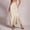 *Beige, variant on ClodeEU Women's High Waisted Satin A Line Skirt with Lace Trim, Elegant Solid Color Midi Skirt Brown,Womens Plus L