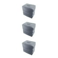 thumbnail image 1 of tamizeot Inflatable Foot Rest 3 Layers Foot Stool Foot Rest Pillow for Travelling Light Gray 40 x 30 x 43cm 3Set, 1 of 6