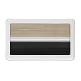 thumbnail image 1 of RV Window, 45 Opening Angle Caravan Window Push Out L700 H400mm Stable Support Anti UV with Screen Sunshade for Caravans, 1 of 7