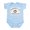 Sky Blue, variant on CafePress - Pawperty Of A Rescued Dog Infant Bodysuit - Baby Light Bodysuit, Size Newborn - 24 Months