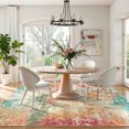 thumbnail image 4 of RUG ROBOT Abstract 6'x9' Area Rugs for Living Room,  Non-Slip Washable Indoor Rug, Soft Modern Large Accent Distressed Carpet for Bedroo, Kitchen, Dining Room Home Office, Colorful, 4 of 11