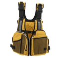 thumbnail image 3 of Fishing Vest, Fishing Life Jacket Adjustable Yellow Breathable Multi Pocket Design  for Fly Fishing, 3 of 8