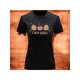 thumbnail image 2 of Playera Blusa Con Impresion De 3 Capybaras Bebes Fashion Ropa para Mujer Capibara Color Negro Talla Mediana Marca Emil SaEs, 2 of 4