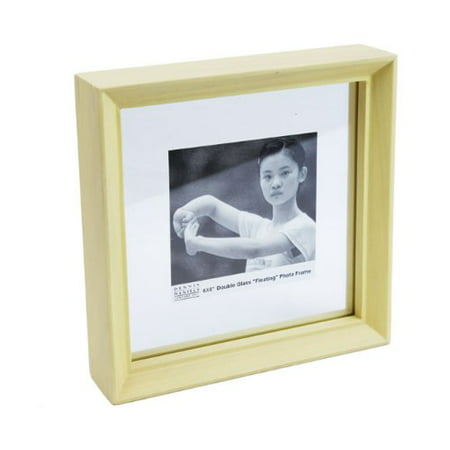 Dennis Daniels Double Glass Floating Photo Frame 6x6 Green