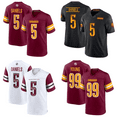 thumbnail image 3 of Commander Team Jersey Embroidered Football Suit 5#DANIELS 99# YOUNG, 3 of 3