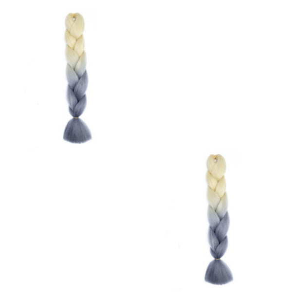 Seitruly Trenzas De Cabello De Moda Estilo Deseado Con Color Natural Extensiones De Cabello Trenzado De Moda B50 B50 2Conjunto