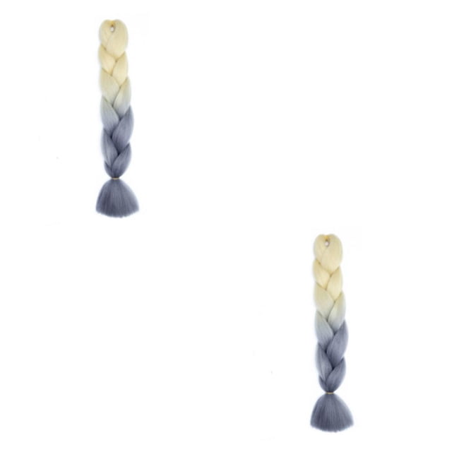 Soidarity Cabello trenzado sintético, trenzas impresionantes, color natural sin esfuerzo, alta similitud con el cabello real Type37 NO37