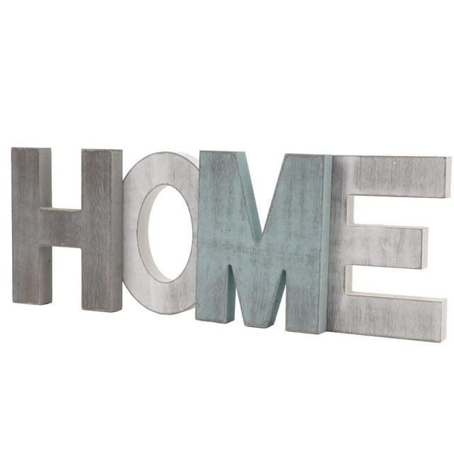 Wood Sign, Wide Uses Distressed Retro Wooden Letters Decoration For Shelf For Office For Home