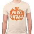 thumbnail image 2 of Pumpkin Oh My Gourd Shirt Unisex X-Small Natural, 2 of 5