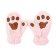 thumbnail image 2 of Guantes de cosplay para Mujeres y niñas Salvador Guantes de felpa suaves rosa, 2 of 9