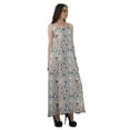 thumbnail image 3 of Moomaya Summer Outfits Rayon Printed Womens Dresses Casual Wear Ladies Clothing, 3 of 6