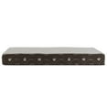 thumbnail image 3 of FurHaven Pet Dog Bed | Deluxe Memory Foam Faux Sheepskin & Flannel Paw Decor Print Mattress Pet Bed for Dogs & Cats, Dark Espresso, Medium, 3 of 7