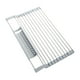 thumbnail image 1 of Escurridor de platos enrollable extragrande y extensible - Sobre el fregadero, escurridor de cocina, tapa plegable con cesta de utensilios extraíble, gris, 1 of 3