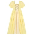 thumbnail image 2 of Summer Dress Princess Dress with Short Sleeve Cotton Halloween Dress up for 3-10 Years, 2 of 7