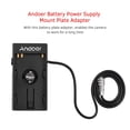 thumbnail image 3 of Mistaha Camera DV Battery Power Supply Mount Plate Adapter with 1/4 Inch Screw for, 3 of 8