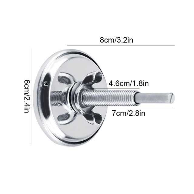 Keyren Calibrador de Temperatura del termometro de Barbacoa de Acero Inoxidable 50~800 ℉ para cocinar con Barbacoa Jardinería Crtynell NO