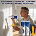 thumbnail image 2 of Efficient Drywall Patch Repair Kit with Scraper, 2026 New Quick Drying Wall Mending Agent White Spackle Wall Repair Paste Wall Repair Agent Tile Gap Fille for Holes & Cracks Nail Holes, 2 of 7