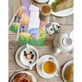 thumbnail image 4 of Easter Rabbbits Kitchen Dish Towels for Drying Dishes Set of 2, Eggs Spring Floral Grass Colorful Wooden Waffle Weave Microfiber Hand Tea Bathroom Towels Quick Dry & Absorbent Towel 15.7x23.6, 4 of 7