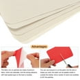 thumbnail image 3 of Uxcell 12 Pcs Parches termoadhesivos para reparación de tela 4.13" x 2.95" para ropa Beige claro, 3 of 6