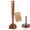 1pcs, variant on Teak Wood Meat Chopper and Ground Beef Masher, Potato Mashers,10.3 Inch Wooden Handle, Durable Wood Meat Pounder Kitchen Utensil