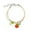 Strawberry, variant on Wrapables Friendship Beaded Enamel Charm Bracelet, Strawberry