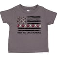 thumbnail image 3 of Inktastic Head and Neck Cancer Awareness Flag and Ribbon Boys or Girls Toddler T-Shirt, 3 of 5