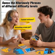 Huge Wave Party Games Board Games for Adults, Lip Reading Game Based On The Headphone Challenge, 2+ Players 40,000 Funny Phrase Combos (Ages 17+)