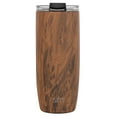 thumbnail image 4 of Simple Modern 20oz Voyager Travel Mug Tumbler with Clear Flip Lid & Straw - Coffee Cup Vacuum Insulated Flask 18/8 Stainless Steel Hydro Water Bottle Pattern: Wood Grain, 4 of 7