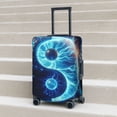 thumbnail image 6 of Hirioo Blue Yin And Yang for Elasticity Suitcase Cover (No luggage Included) Durable Luggage Protector Fits 18-32 Inch Luggage-Large, 6 of 7