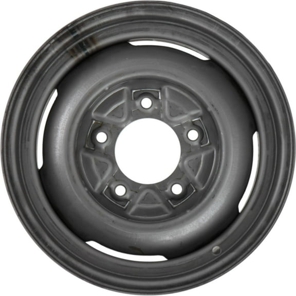 Vintage 15x5 Plain Steel Wheel, 5 on 5.5, 3 Inch BS