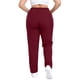 thumbnail image 4 of Amzcrzy Pantalones deportivos clásicos mujer plus size (L-5XL) - cintura elástica alta, cordón, bolsillos, pierna recta cómoda Rojo, 4 of 6