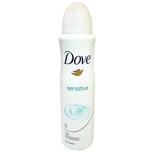 Dove Sensitive Skin 48 Hr AntiPerspirant AntiTranspirant Spray 150 Ml
