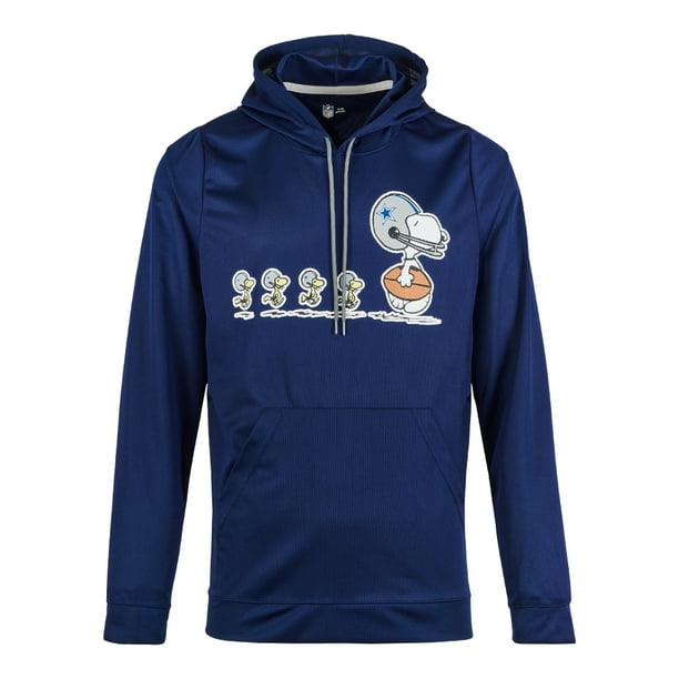 Sudadera Hoodie NFL-PEANUTS Dallas Cowboys Azul Marino para Hombre