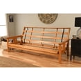 thumbnail image 3 of Kodiak Furniture Monterey Queen-size Butternut Wood Futon-Linen Stone Mattress, 3 of 6